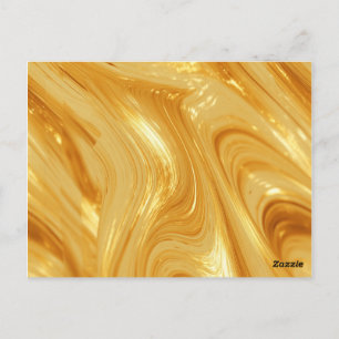 Gold-colour, gold-shimmer, postcard