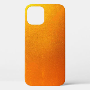 Gold colour or foil on the wall texture background iPhone 12 case