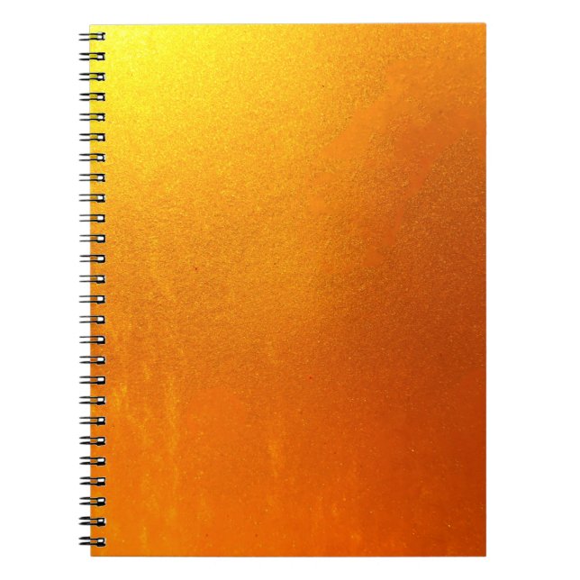 Gold colour or foil on the wall texture background notebook (Front)