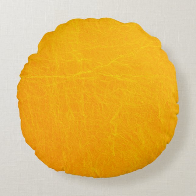 gold colour wall background. abstract, antique, ar round cushion (Front)