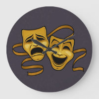 Gold Comedy And Tragedy Theatre Masks