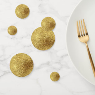 Gold confetti
