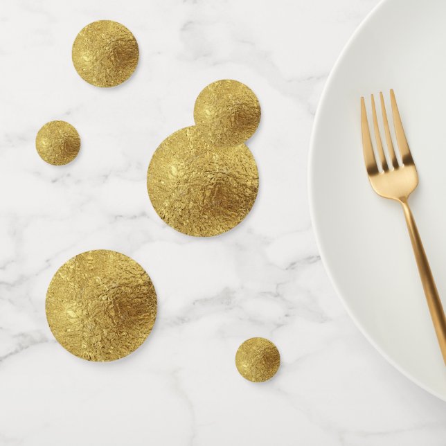 Gold confetti (Group)