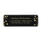 Gold Confetti Black Wedding
