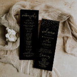 Gold Confetti Calligraphy Fancy Script Wedding Programme<br><div class="desc">This gold confetti calligraphy fancy script wedding program is perfect for a rustic wedding. The simple and elegant design features sparkling gold confetti coupled with a stylish script typography.</div>