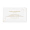 Gold Confetti Circle White Business Card