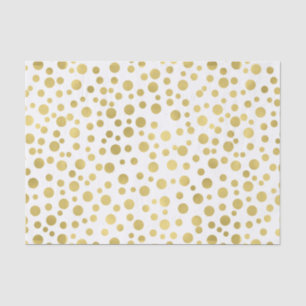 Gold Confetti Dots Tissue Paper
