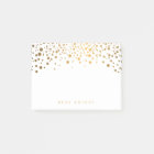 Gold Confetti Dots with Name
