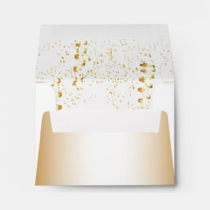 Gold Confetti Envelopes