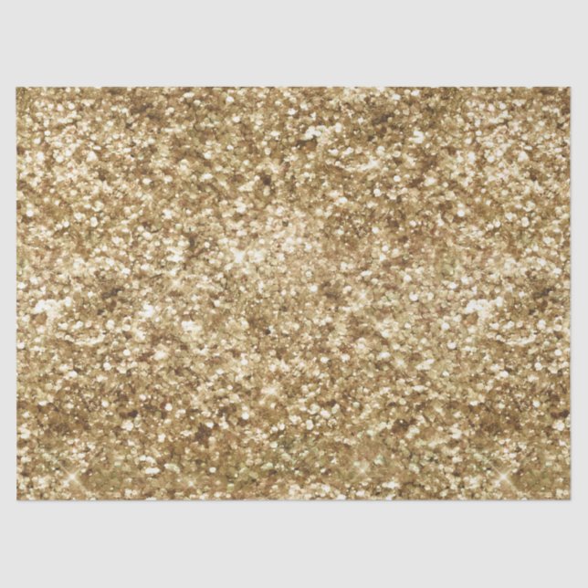 Gold Confetti Glitter Tissue Paper (Front)
