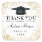 Gold confetti Graduation Thank You