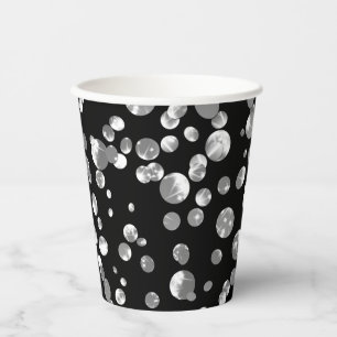 Gold confetti neck tie paper cups