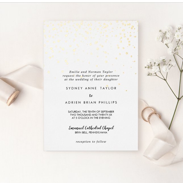 Gold Confetti Traditional Wedding Gold (Creator Uploaded)
