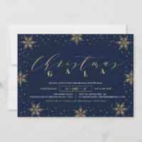 Gold Corporate Christmas Gala, Holiday Party