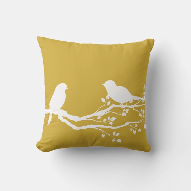 Gold Country Silhouette Cushion (Front)