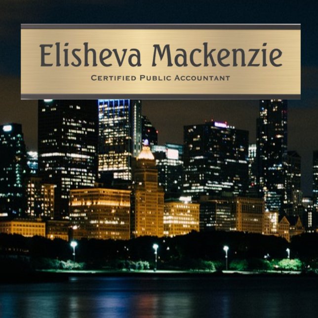 Gold CPA Office Door Sign Name Plate (Creator Uploaded)