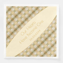 Gold Cream And Green With Grey