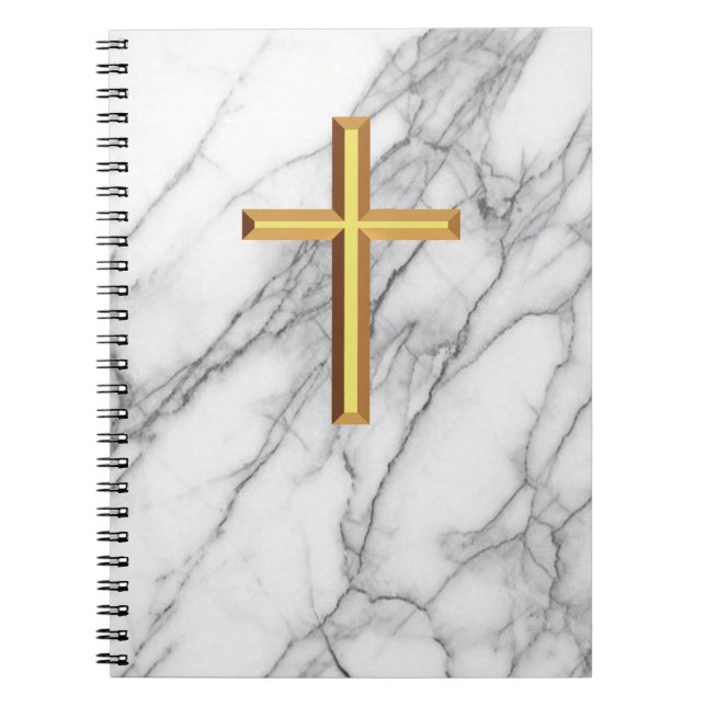 Gold Cross Notebook (Front)