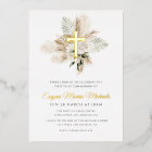 gold cross pampas first communion