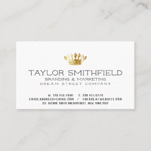 Gold Crown Business Card