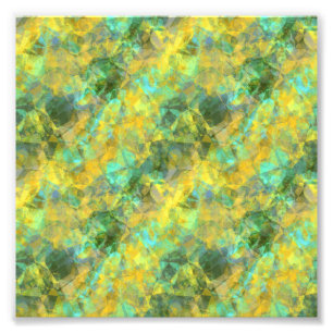 Gold Crumpled Texture Photo Print