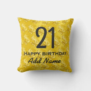 $ Gold $ Cushion