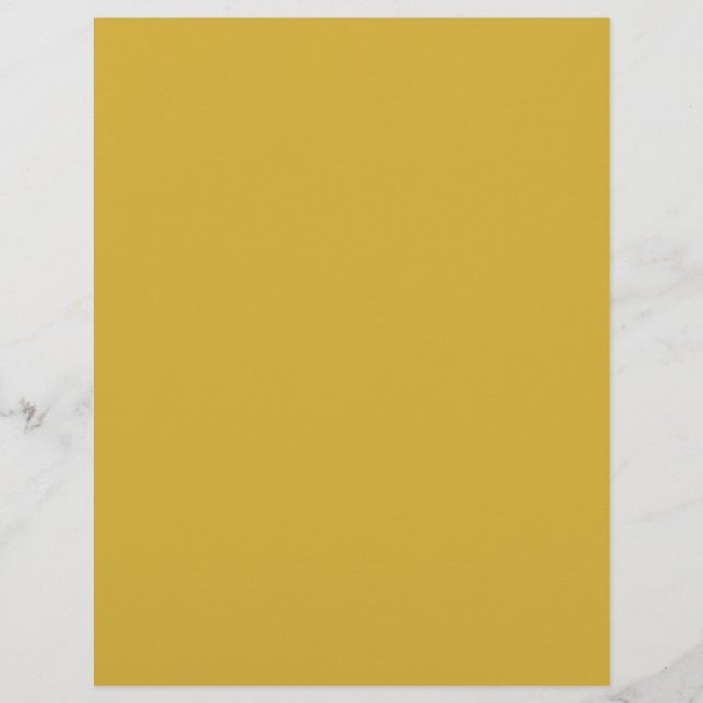 Gold Custom Letterhead (Front)