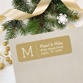 Gold Custom Monogram