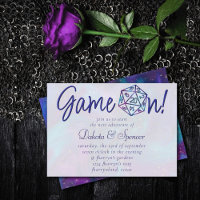 Gold D20 Game On | Tabletop Role Player Dice