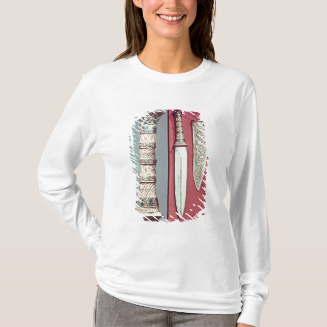Gold dagger and sheath, Tutankhamun treasure, c.13 T-Shirt (Front)