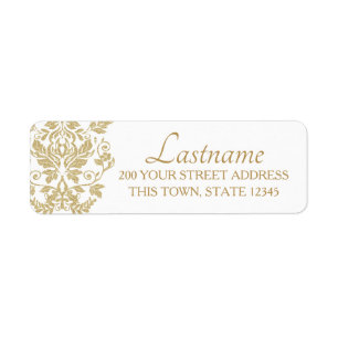 Gold Damask