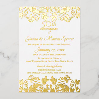 Gold Damask 50th Anniversary