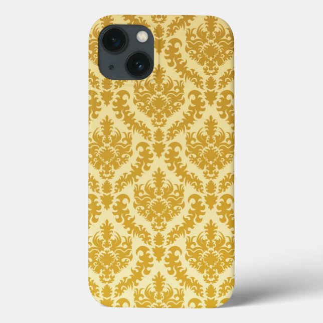 Gold damask Case-Mate iPhone case (Back)