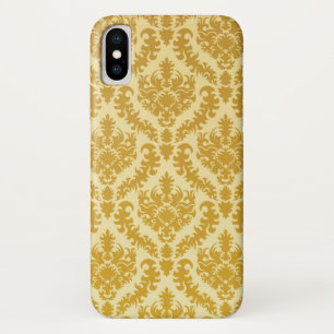 Gold damask Case-Mate iPhone case