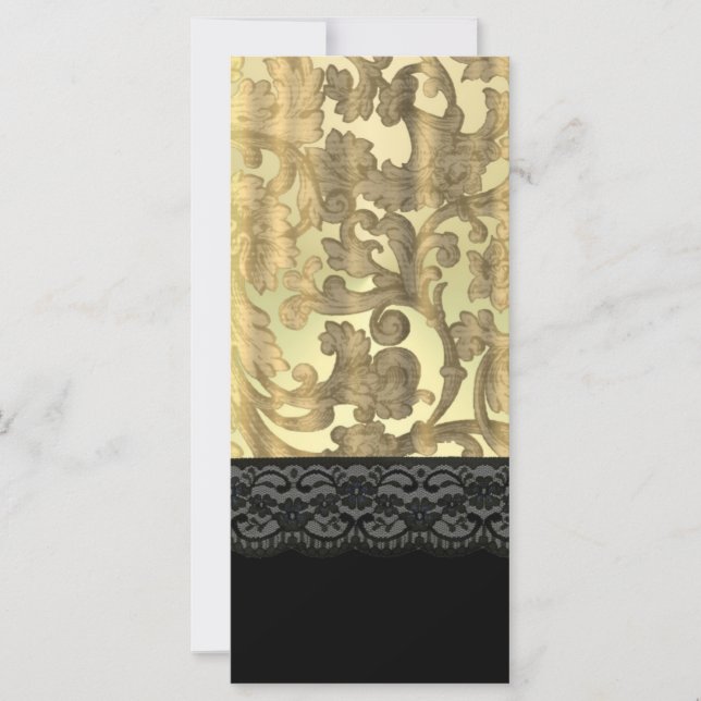 Gold damask & lace (Front)