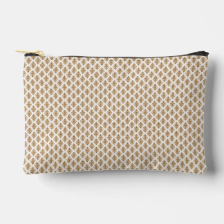 Gold Damask Vintage Seamless Pattern. Accessory Pouch