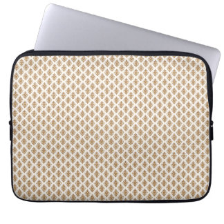 Gold Damask Vintage Seamless Pattern. Laptop Sleeve