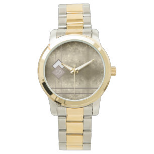 Gold damask watch