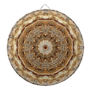 Gold Decorative Dartboard