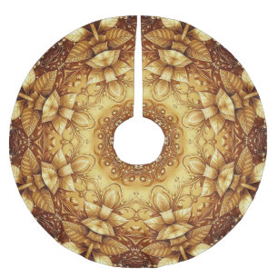 Gold Decorative Tree Skirt