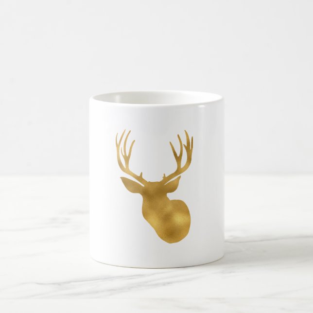 Gold Deer Coffee Mug (Center)