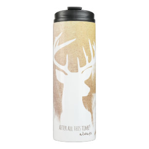 Gold Deer Patronus Tumbler