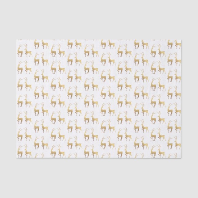 Gold Deer Tissue Paper (Front)