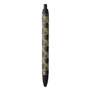 Gold Diamond Black Ink Pen