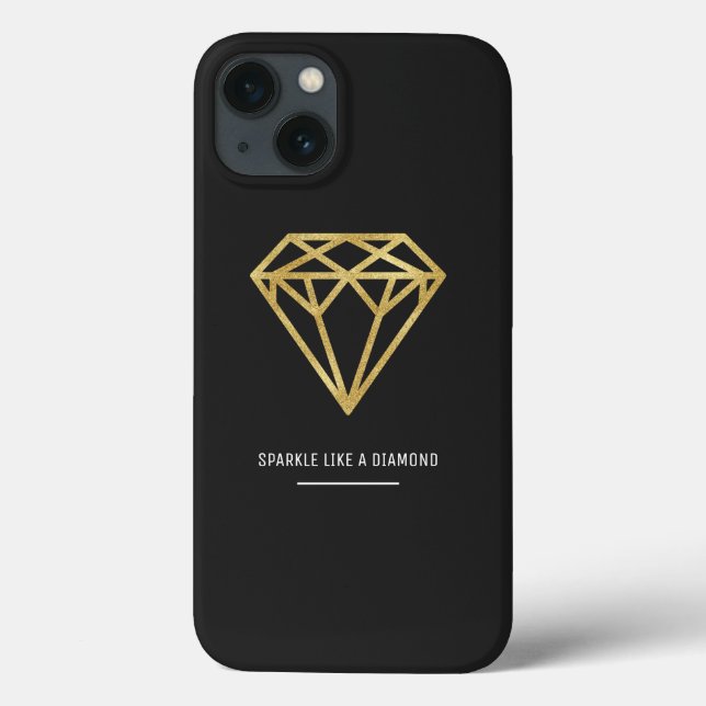 Gold Diamond Case-Mate iPhone Case (Back)