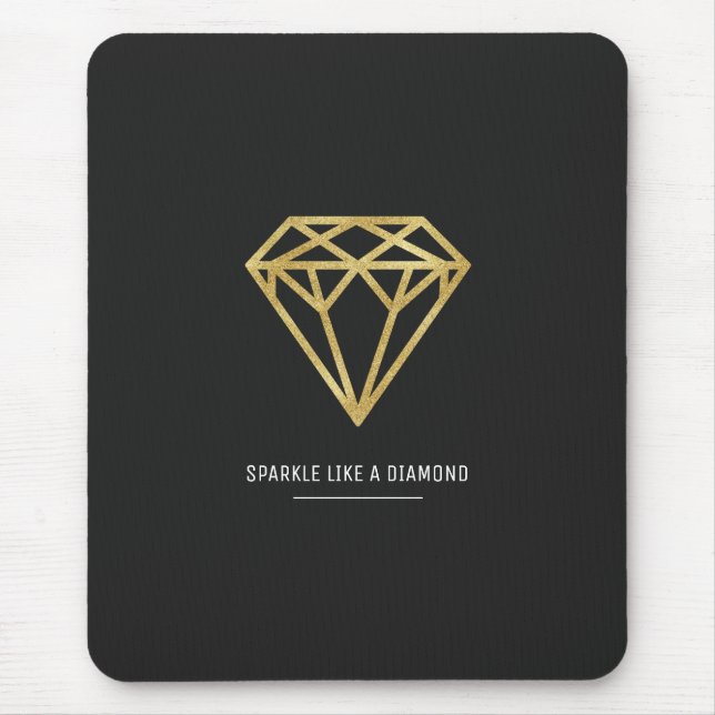 Gold Diamond Mouse Pad (Front)