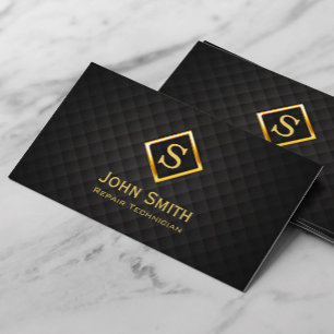 Gold Diamond Repair Technician Business Card