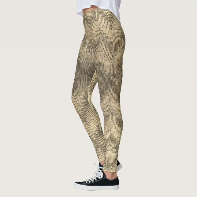 Gold Diamonds Leggings (Left)