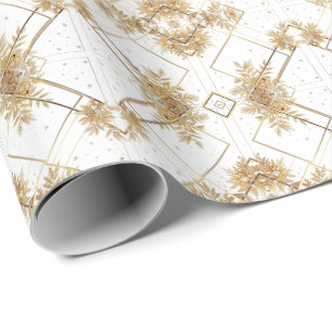 Gold Diamonds  Wrapping Paper