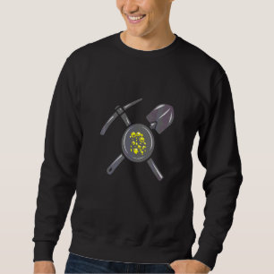 Gold digger gold purple treasure hunters & sundler sweatshirt